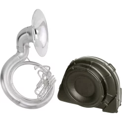 Cheapest 👍 King King 2350 Series Brass BBb Sousaphone 2350WSB Satin Silver With Case 👏