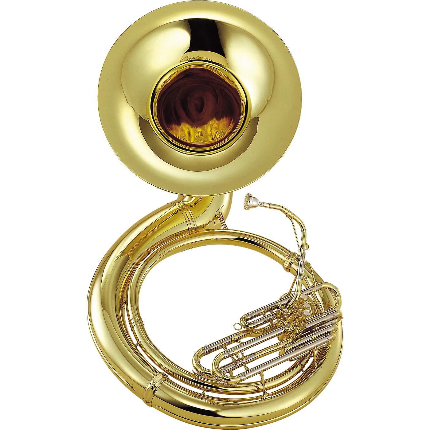 Wholesale ❤️ Yamaha Yamaha YSH-411 Series Brass BBb Sousaphone Ysh411 Lacquer - Instrument Only 😉 3 Wholesale ❤️ Yamaha Yamaha YSH-411 Series Brass BBb Sousaphone Ysh411 Lacquer - Instrument Only 😉