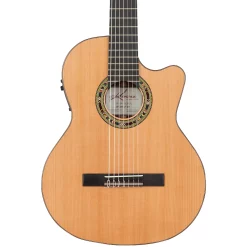 Cheapest 🧨 Kremona Kremona Fiesta CW-7 Classical Electric Guitar Gloss Natural 👏