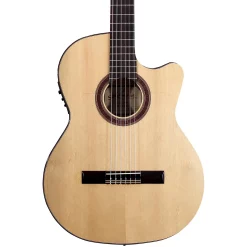 New 🔥 Kremona Kremona Rosa Luna Flamenco Acoustic-Electric Nylon Guitar Natural 👍