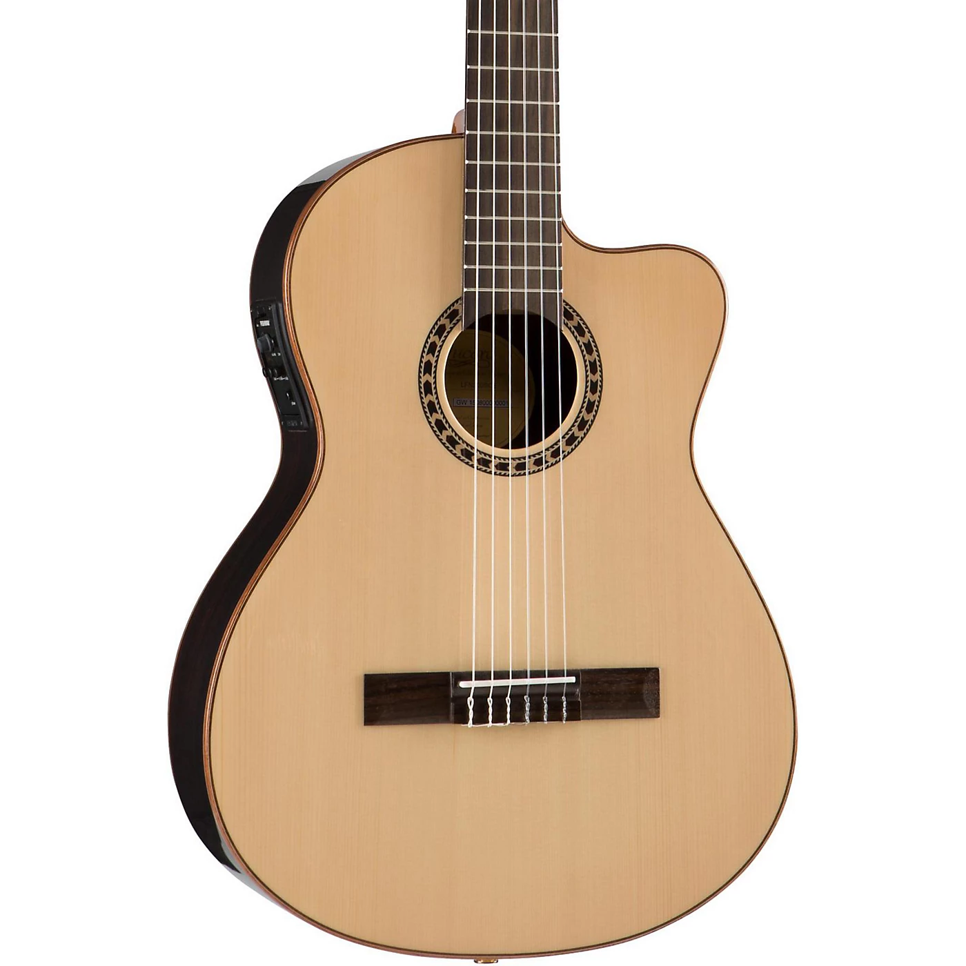 Discount 🔥 Lucero Lucero LFN200SCE Spruce/Rosewood Thinline Acoustic-Electric Classical Guitar 👍 3 Discount 🔥 Lucero Lucero LFN200SCE Spruce/Rosewood Thinline Acoustic-Electric Classical Guitar 👍