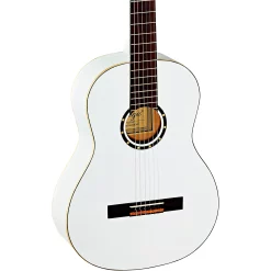 Discount ⭐ Ortega Ortega R121WH Full-Size Family Series Classical Guitar White 🔥