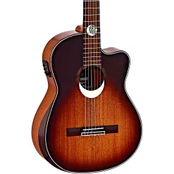 Outlet ✨ Ortega Ortega ECLIPSESU-C/E Classical Acoustic-Electric Guitar Brown Sunburst 🤩