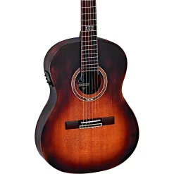 Deals ❤️ Ortega Ortega DSSUITE-E Distressed Nylon Acoustic-Electric Guitar Tobacco Brown Sunburst 😉