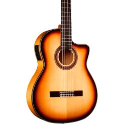 Best Pirce 🔥 Cordoba Cordoba GK Studio Flamenco Acoustic-Electric Guitar Edge Burst 😀