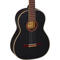 Coupon 🧨 Ortega Ortega Family Series R221BK Classical Guitar Gloss Black 🎁