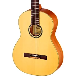 Budget 🛒 Ortega Ortega Family Series R121L Left-Handed Classical Guitar Satin Natural 🌟