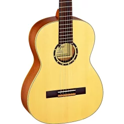 Cheapest 🔔 Ortega Ortega Family Series R121-7/8 7/8 Size Classical Guitar Satin Natural 0.75 ✨