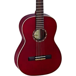 Best deal 🔔 Ortega Ortega Family Series R121-7/8WR 7/8 Size Classical Guitar Transparent Wine Red 0.875 ⌛