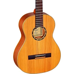 Cheapest ❤️ Ortega Ortega Family Series R122-3/4 3/4 Size Classical Guitar Satin Natural 0.75 🤩