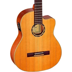 Wholesale 🌟 Ortega Ortega Family Series Pro RCE131 Acoustic-Electric Classical Guitar Satin Natural 🎉