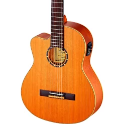 Buy ❤️ Ortega Ortega Family Series Pro RCE131 Acoustic-Electric Left-Handed Classical Guitar Satin Natural 🛒