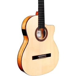 Coupon 🌟 Cordoba Cordoba C5-CET Thinbody Spalted Maple Nylon-String Acoustic-Electric Guitar Gloss Natural 🔥