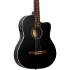 Cheap ✨ Ortega Ortega RCE125SN Family Series Thinline Acoustic-Electric Classical Guitar Satin Black ✔️