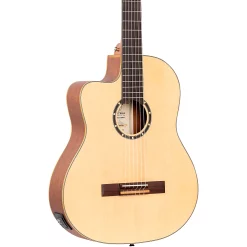 Coupon ✔️ Ortega Ortega Family Series RCE125SN-L Thinline Acoustic/Electric Classical Guitar Natural Matte 🧨