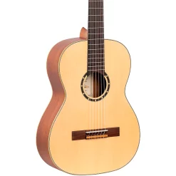Budget 😀 Ortega Ortega Family Series R121-7/8-L 7/8 Size Classical Guitar Natural Matte 🥰
