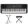 Cheapest 🎉 Yamaha Yamaha PSR-E273 61-Key Portable Keyboard With Stand And Bench 🔔