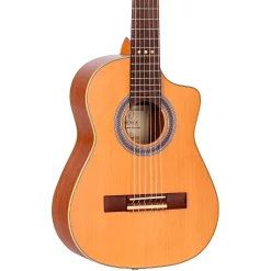 Budget 🌟 Ortega Ortega RQ39E Requinto Acoustic-Electric Guitar Natural 😍