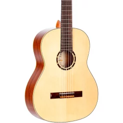 New 🔔 Ortega Ortega R121G Nylon Guitar Gloss Natural 4/4 🔥