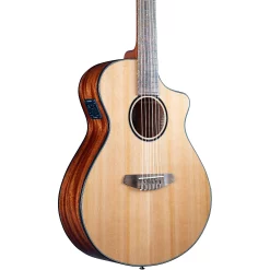 Cheapest 🧨 Breedlove Breedlove Discovery S CE Cedar-African Mahog Concert Acoustic-Electric Classical Guitar Natural 🎁