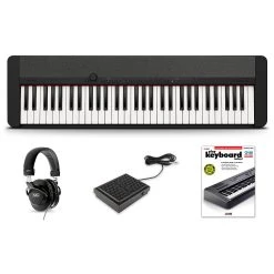 Hot Sale 🛒 Casio Casio Casiotone CT-S1 Keyboard Essentials Kit Black ✔️
