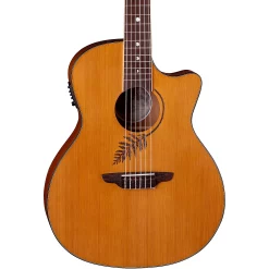 Best reviews of 🎉 Luna Luna Woodland Cedar Nylon Acoustic-Electric Guitar Satin Natural 🎁