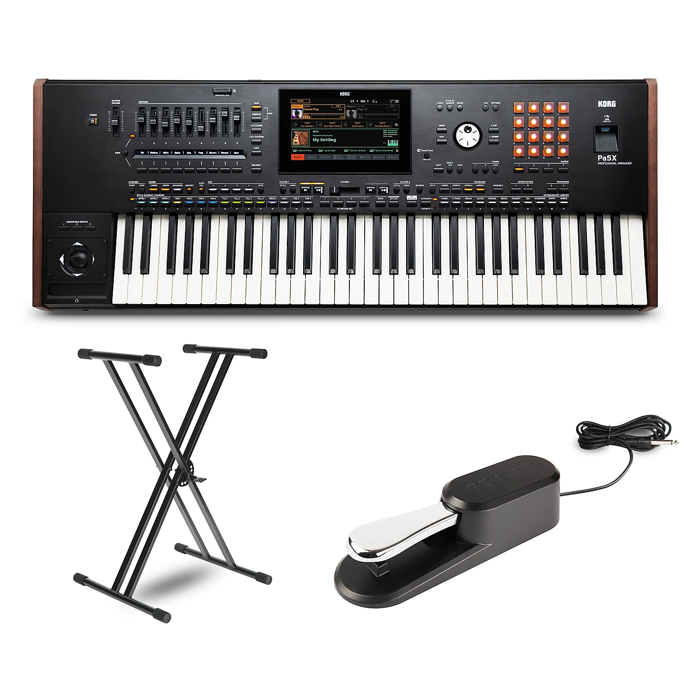 Wholesale ⭐ Korg Korg Pa5X 61 Key Arranger With Stand And Pedal 🛒 3 Wholesale ⭐ Korg Korg Pa5X 61 Key Arranger With Stand And Pedal 🛒